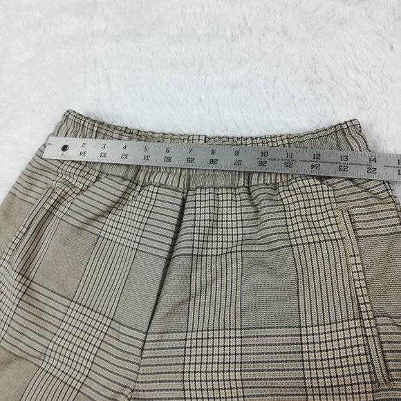 Remain Birger Christensen Womens Meg Tapered Leg Pants Brown Glen Check 8 New - Picture 3 of 11